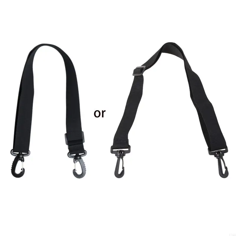 Y4QA Stroller Shoulder Strap Wheelchair Carriage Bag Carry Strap Hook Hanger Foldable Traveling Baby Pram Accessory