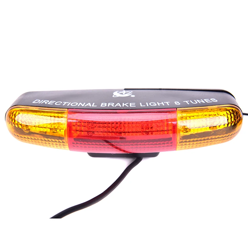 3 in 1 7 LED Light Bicycle Bike Turn Signal Brake Light Horn