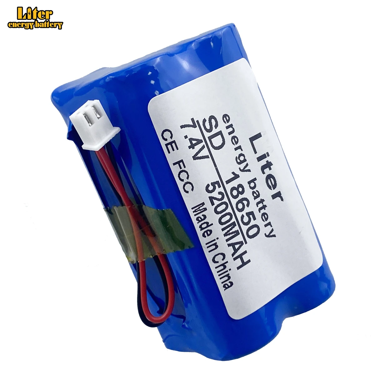 7.4V 8.4V 5200mAh 2P2S Pack 18650 Battery 5.2Ah Rechargeable Battery For Bicycle Headlights/CCTV/Camera/Electric 5.0 4 Review