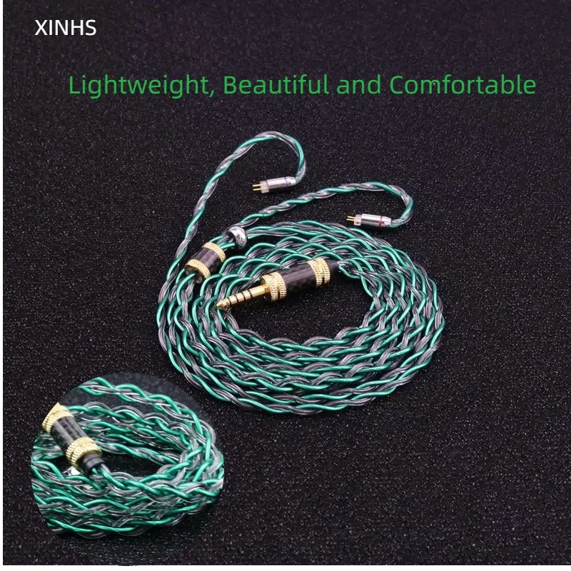 

XINHS F09 4-core black graphene alloy copper hybrid HIFI cable