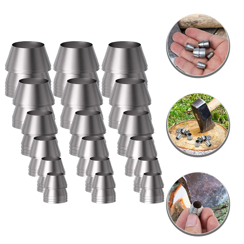 18Pcs Hammer Wedges Iron Reinforcing Wedges Replacement Tool Handle Installation Supplies for Carpenter Builder Toolbox