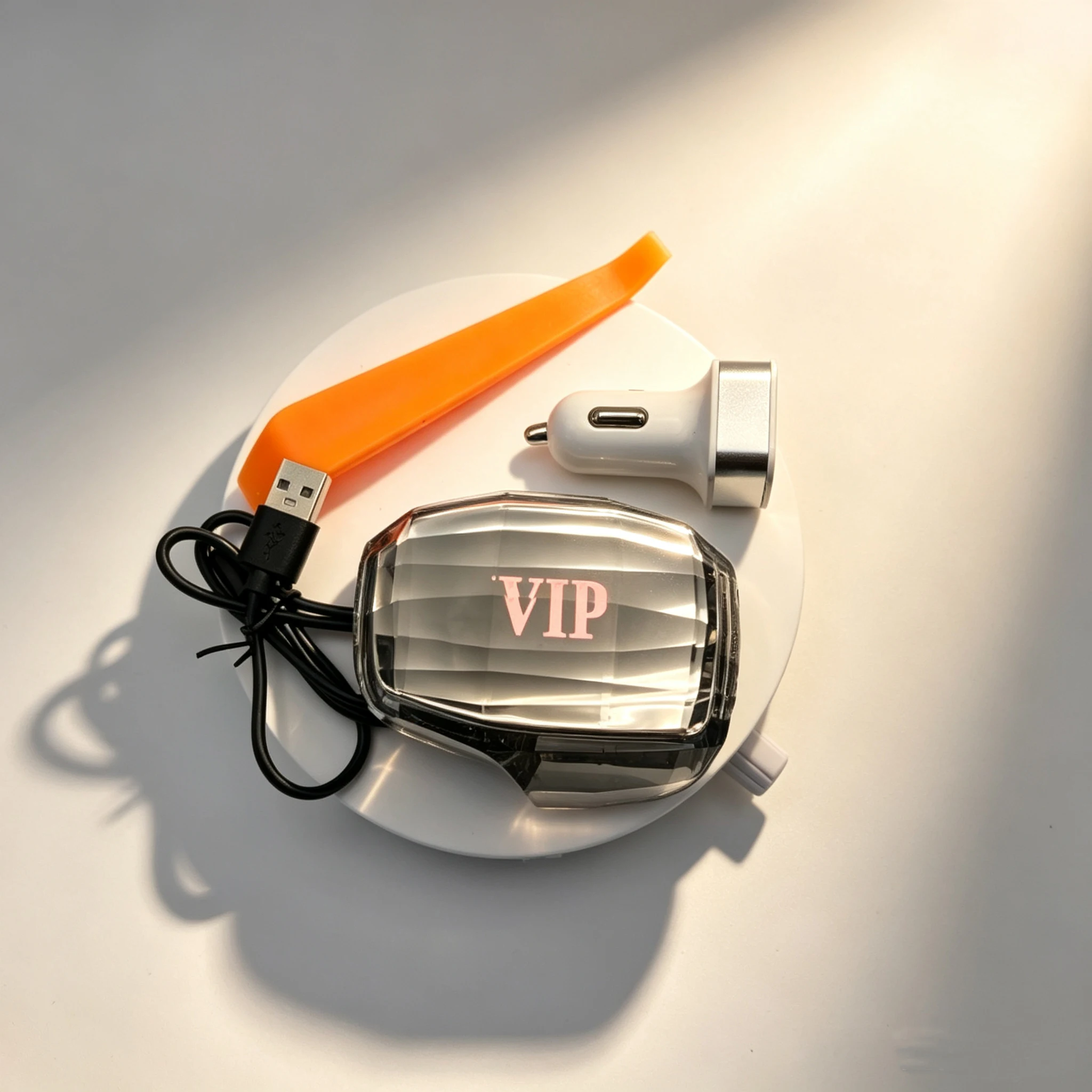 LED-Linkslenker passend für Audi A4 A5 A6 A7 Q5 Q7 Kristall-LED-Getriebekopf, siebenfarbiger LED-Kristall-Gangschaltkopf, Aufladen – Detail 4