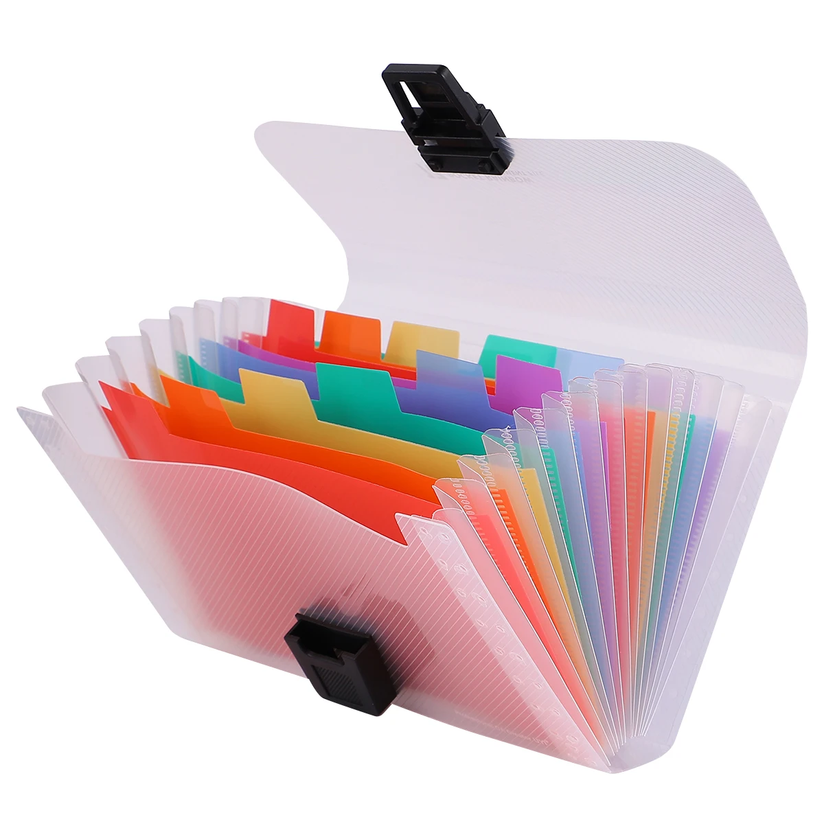 

2 Pcs Folder Storage Pack Folders Important Document Holder School Organizer Student Office Receipt File