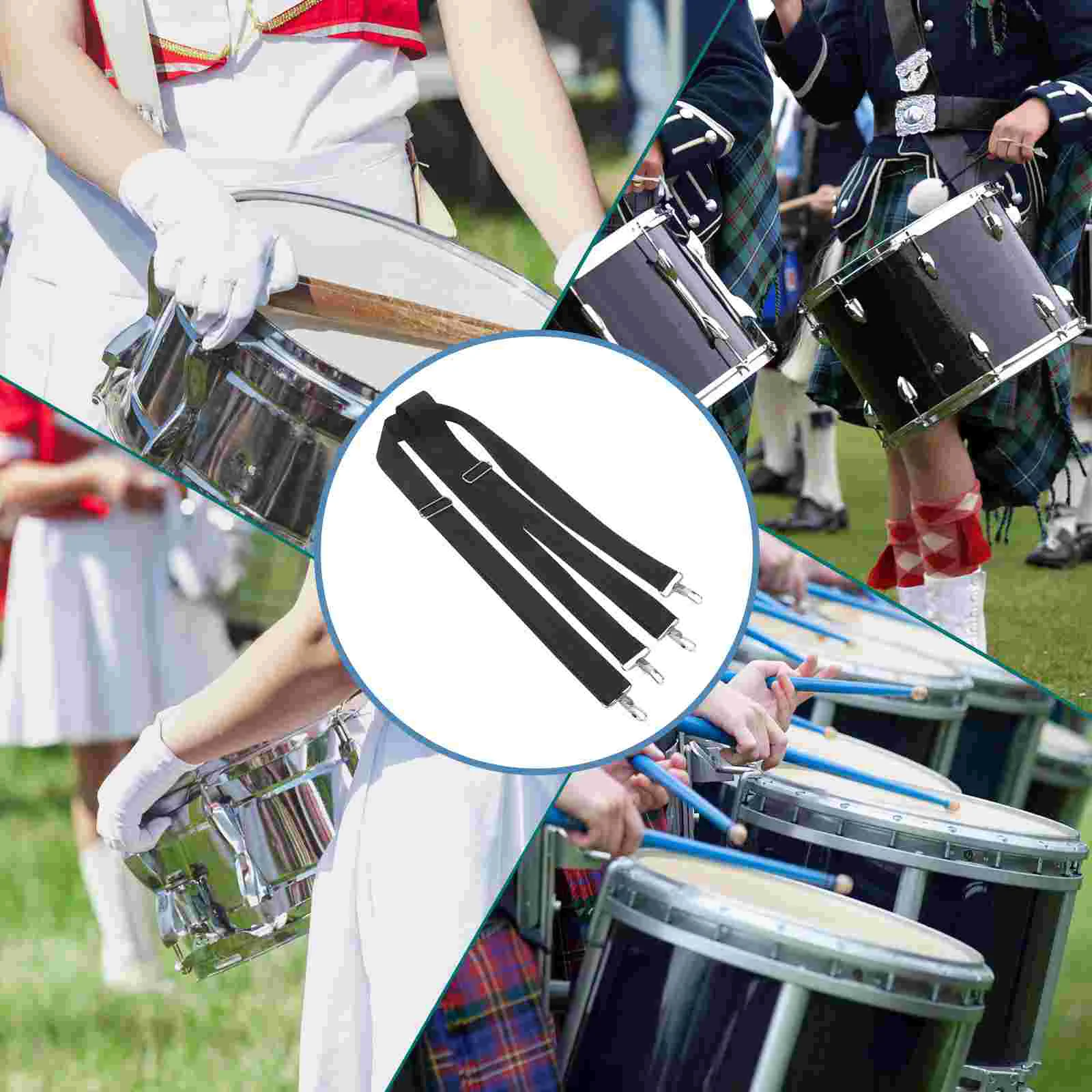 

Marching Snare Drum Strap Drum Sling Adjustable Drum Shoulder Strap Percussion Instrument Sling snare drum sling