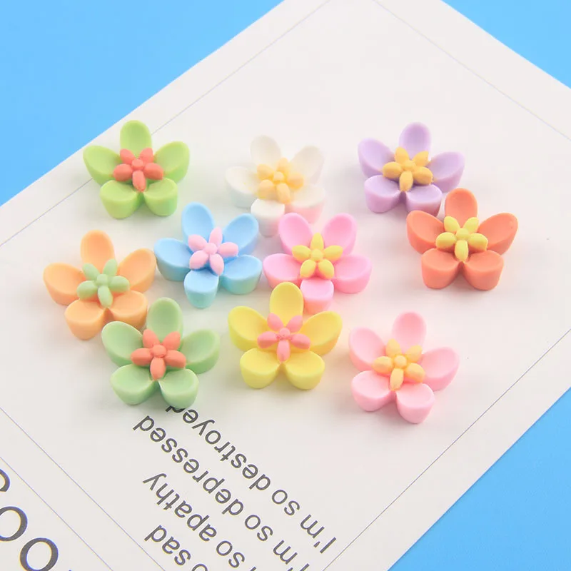 20 pçs sorte flores resina plana voltar cabochão scrapbook kawaii diy enfeites acessórios linda margaridas botão de flores resina