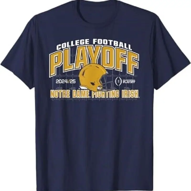 N0t r e Dame Fighting Irish C0ll3ge Fo o t b a l Playoff 2024 25 camiseta