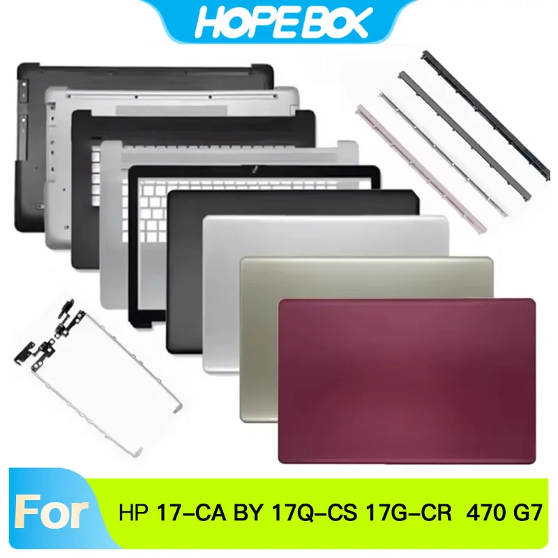 LCD Back Cover For  HP 17-CA BY 17Q-CS 17G-CR TPN-I133 470 G7 laptop case frame hinge palm rest bottom cover