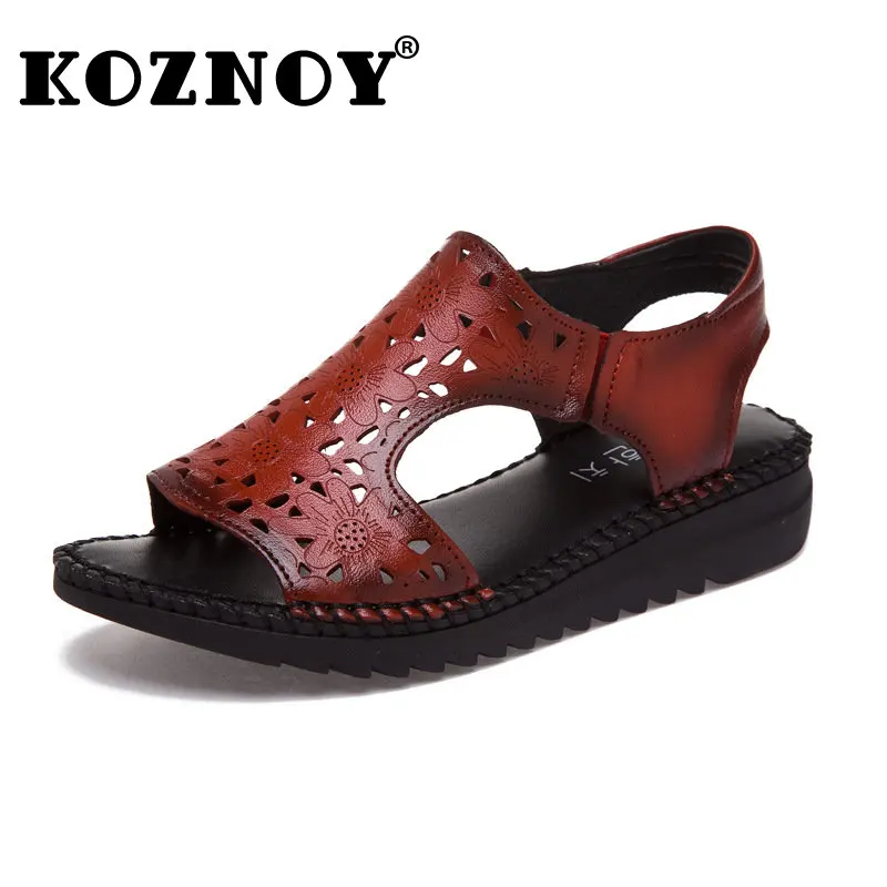 

Женские босоножки из натуральной коровьей кожи, 3 см
