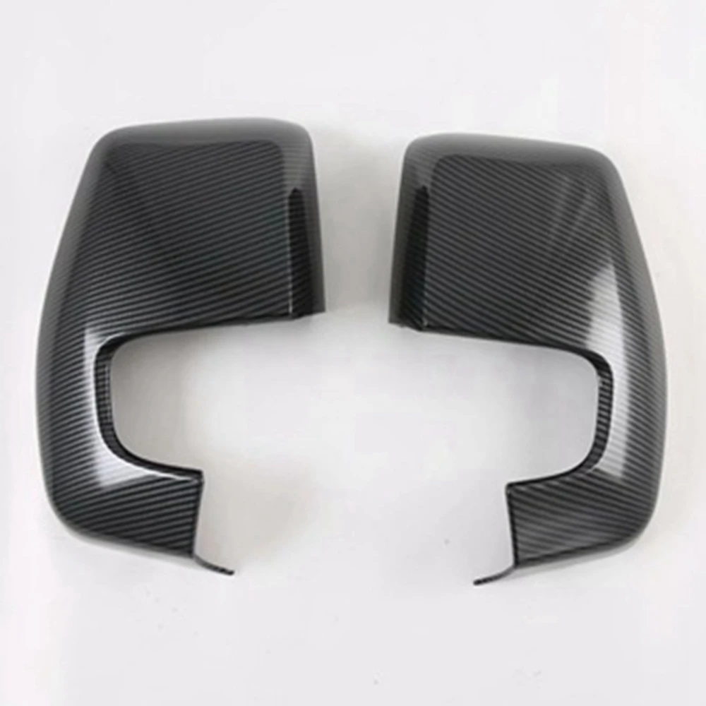 

Superior-Car Carbon Rear View Rearview Side Glass Mirror Cover Trim Side Mirror Caps For Ford Transit 2017 Tourneo Custom 2016