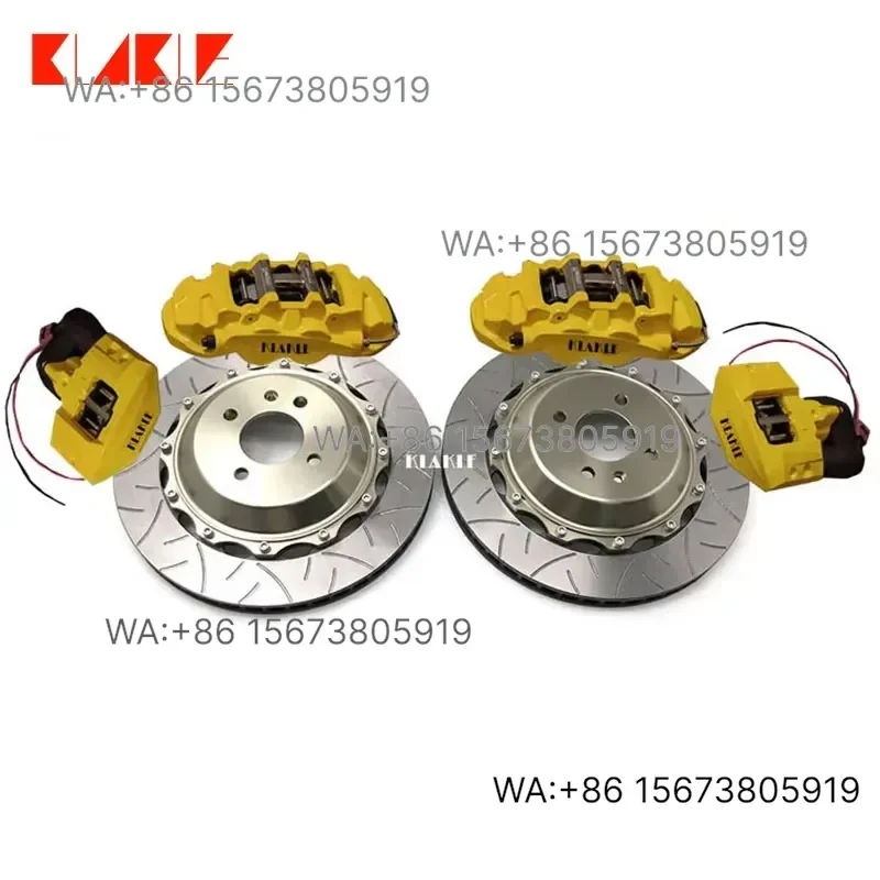 For  Wmwmnu  KLAKLE Yellow Brake Front and Rear Dual Caliper Kit 8560 Auto Accessories  W218 W124