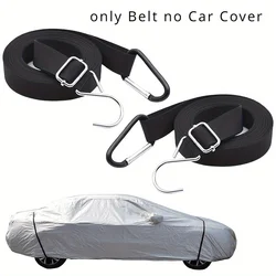 New Car Cover Belt car Accessories 440cm Dust Resistant Protection Cover With Two Adjustable Fixed Elastic Band For SUV Trucks