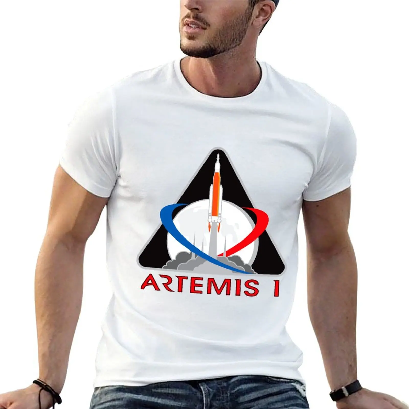 

Artemis One, новая футболка с логотипом, мужские хлопковые мужские футболки, мужская футболка