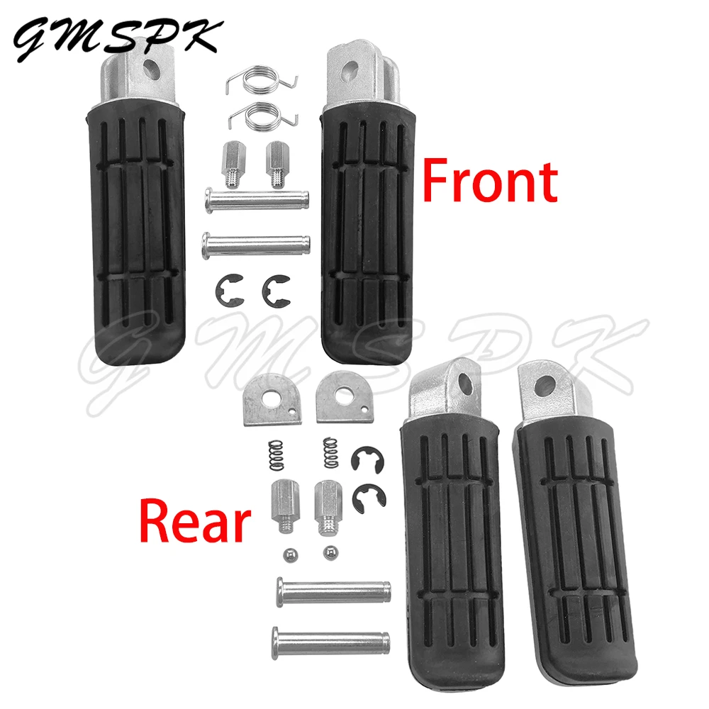 Motorcycle Footrest Foot Pegs Front Rear Pedal Footboards Foot Rest Fit for Yamaha TDM900 FZ1 FZ6 FZ6R FZ600 YZF 1000 FJR1300