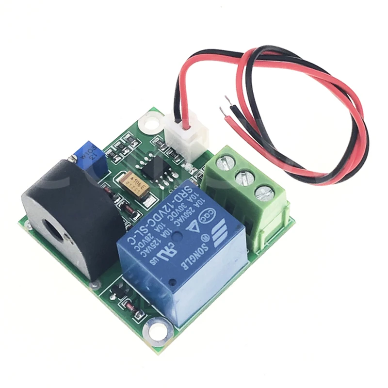 Free shipping  5V 12V 24V 0-5A AC Current Detection Sensor Module 5A Switch Output Sensor Module
