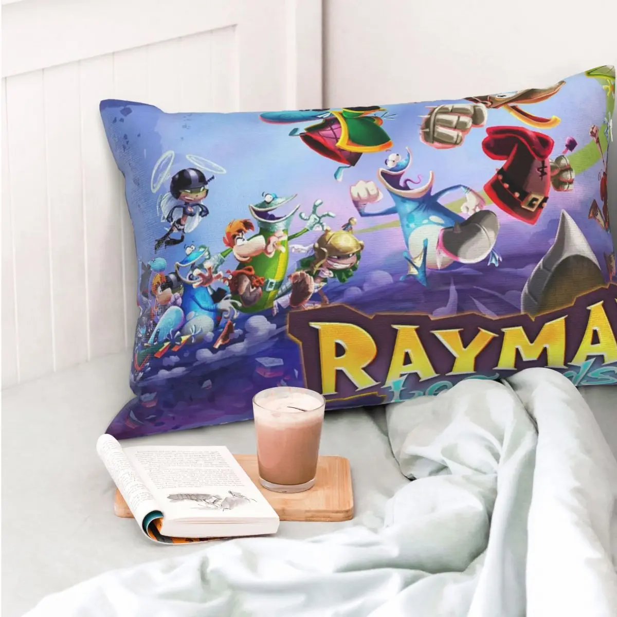 ألعاب الكرتون Rayman Legends مستطيل المخدة غطاء الوسادة ديكور غرفة نوم السرير المنزل الراحة رمي وسادة #1