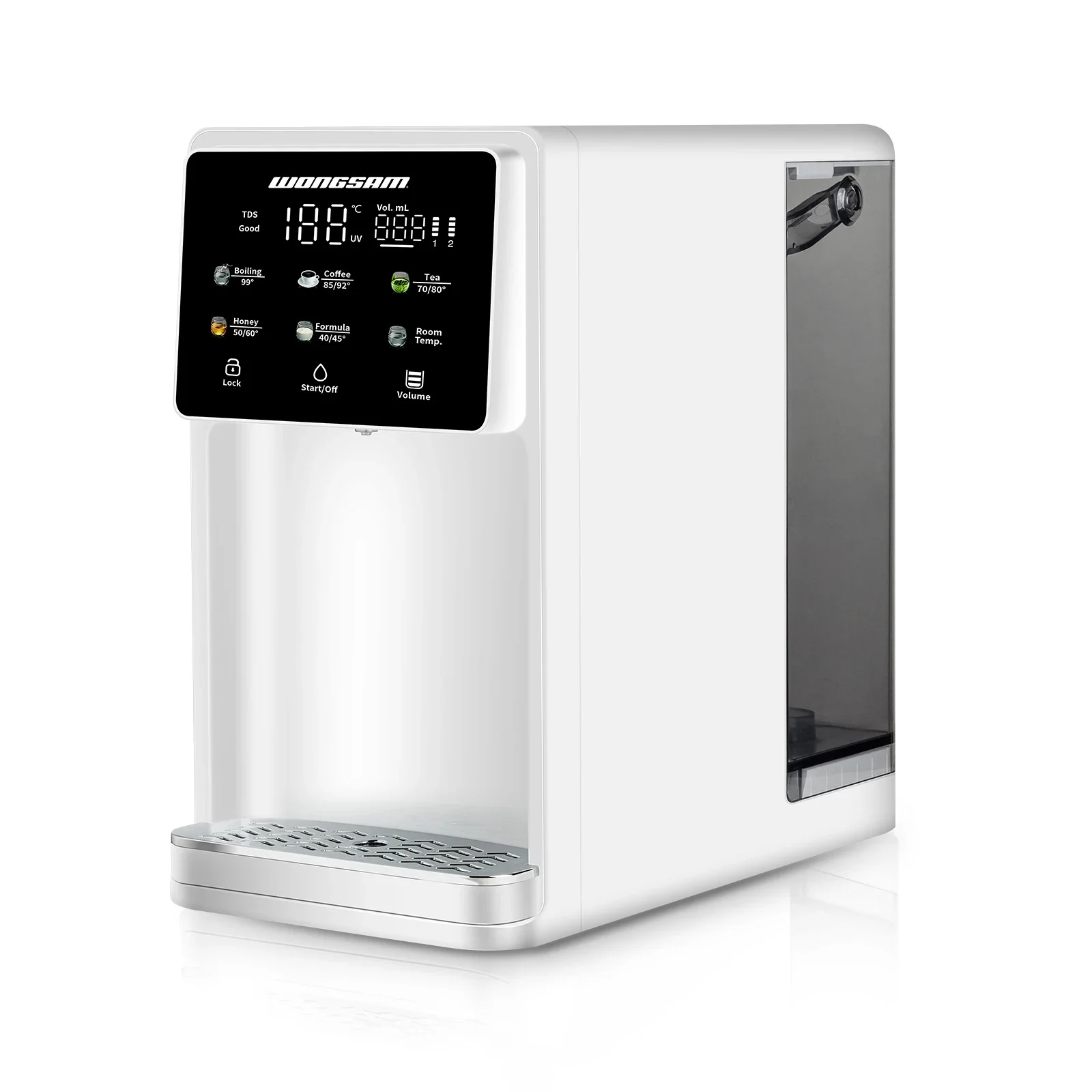 

YYHC-Touch Screen Countertop Reverse Osmosis Water Purifier Hot and Cold Drinking Water Filter Desktop Water Dispenser