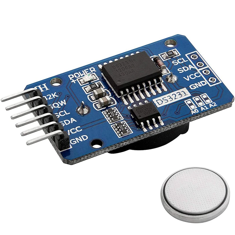 

Real Time Clock RTC DS3231 I2C Real Time Clock Compatible With For Arduino And For Raspberry Pi