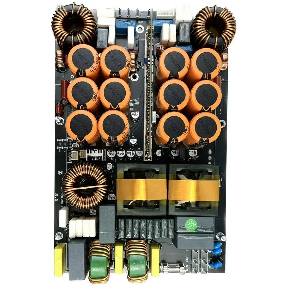 2026 New 4000W RMS Active Subwoofer Plate Amplifier DSP2200 Built-in Germany ALLDSP DSP Metal 2 Channel Active Amplifier Module