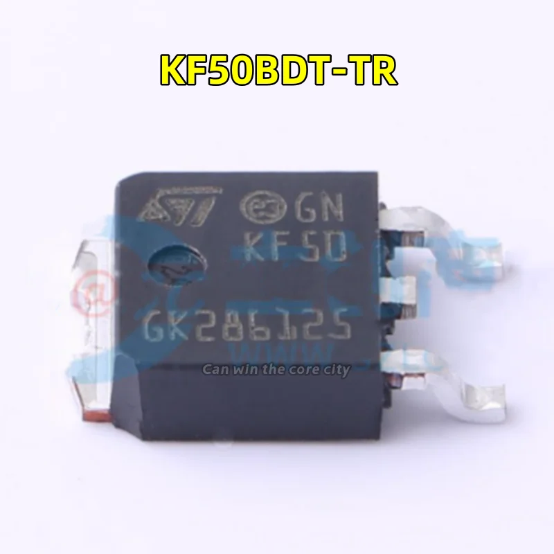 

1-100 PCS/LOT Patch low voltage differential voltage regulator chip KF50BDT-TR KF50 TO-252 new original imported spot