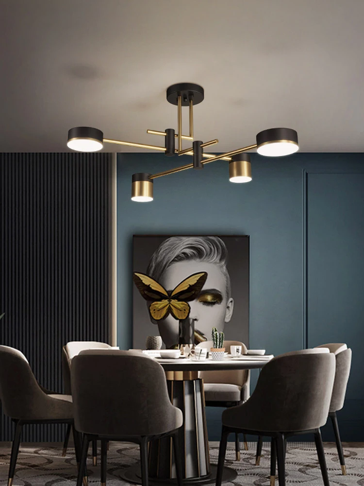Minimalist Style Modern Chandelier Designer Creativity Living Room Bedroom LED Pendant Light Dining