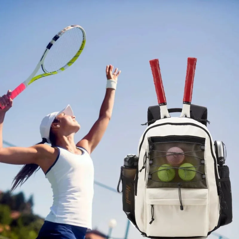 New Hot-selling Racket Bag, Sports Racket Backpack, Large-capacity Travel, Layered Storage Bag, Shoe Independent Warehouse