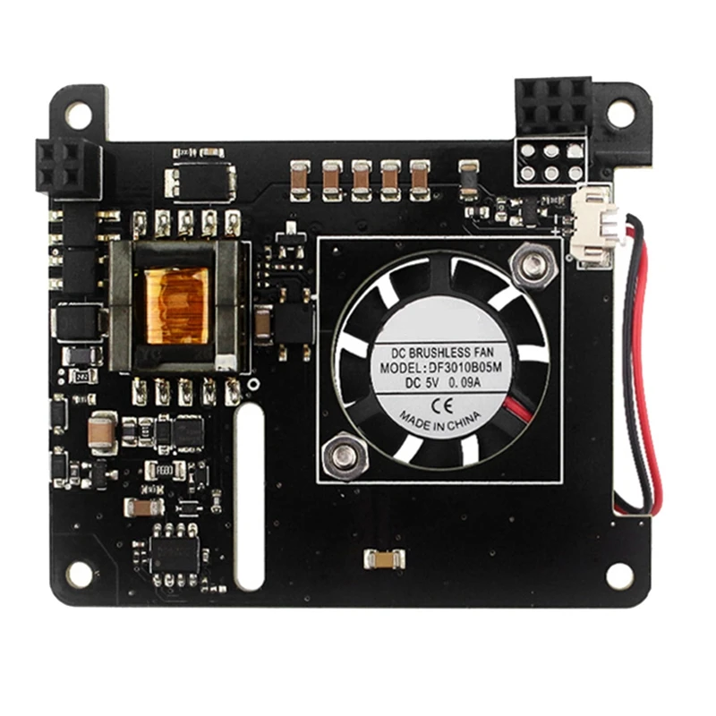 Papan ekspansi POE + kipas pendingin, modul catu daya POE papan ekspansi Ethernet Gigabit 4B/3B + kipas pendingin untuk Raspberry Pi