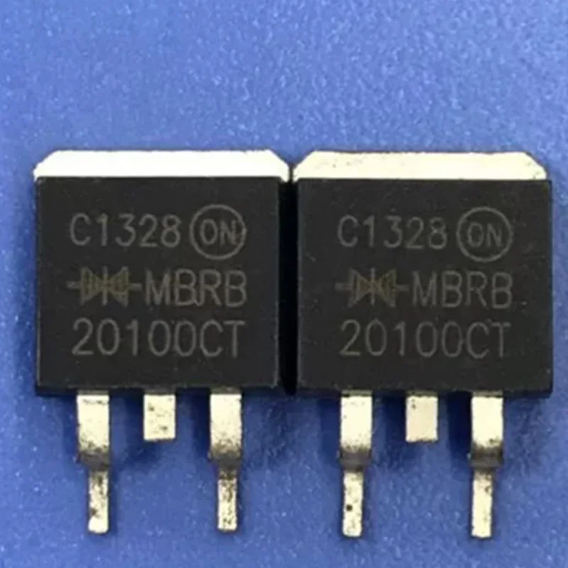 10Pcs New Original Mbrb20100Ct Schottky Diode To-263-2 Voltage:100V Current:10A