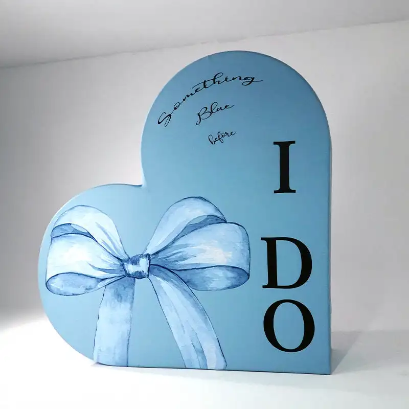 3D Heart Wedding Arch Backdrop Stand, One Stand With One Cover, For Birthday Parties, Baby Showers, Photo Booth Decorations
