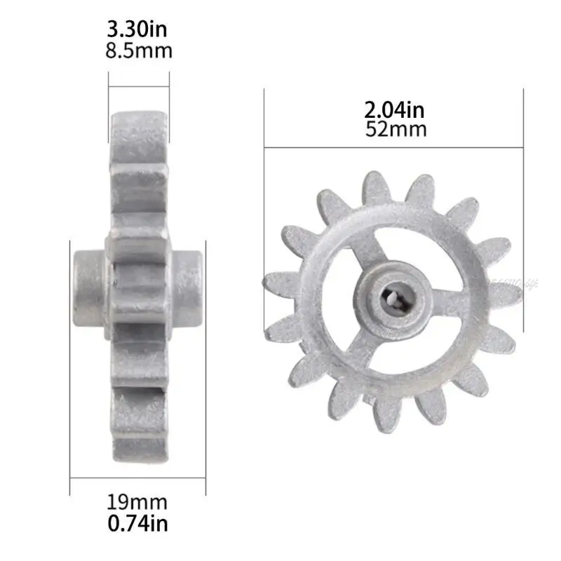 27rb 12 حزمة معادن ترس إطار الأجزاء DIY الأجزاء متينة العجلة مقاومة للحرارة