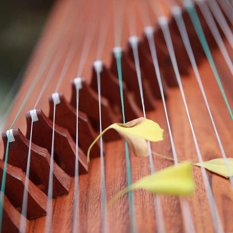 21 String Wooden Guzheng Portable Children's Adult Teaching Solid Guzheng Piano Chinese Traditional Instrument Rare Musical