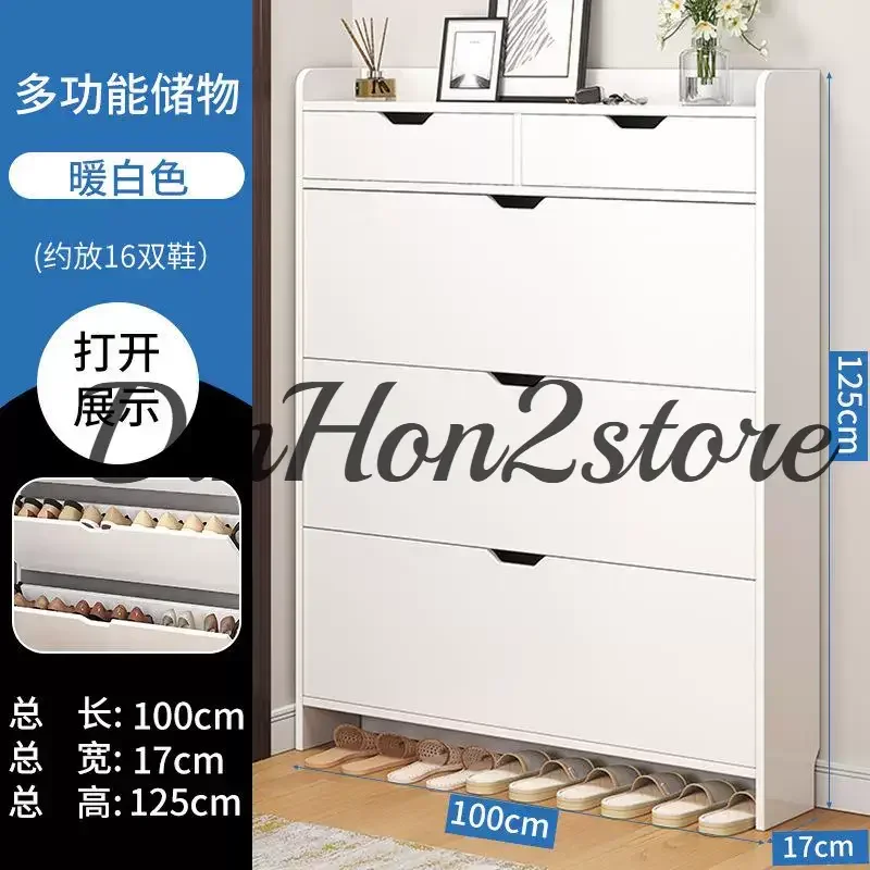 Outdoor shoe cabinet household entrance corridor entrance door shoe cabinet