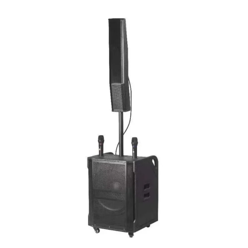 15 Inch Sound Column Partybox Portable Outdoor Speaker Karoke Plastic Active Loud Music Player Audio System