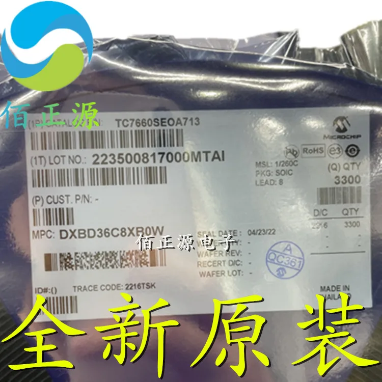 

10 шт. Оригинальный Новый импульсный чип регулятора TC7660SEOA713 SMD SOP-8
