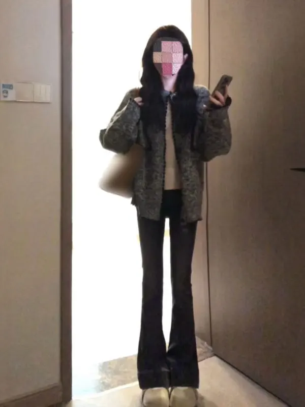 

Trendy Lazy Sle Loose Knitted Sweater Long Sve Faionable Top Unique Cute Spring 2026 Women's Cotton Button-Up Cardigan