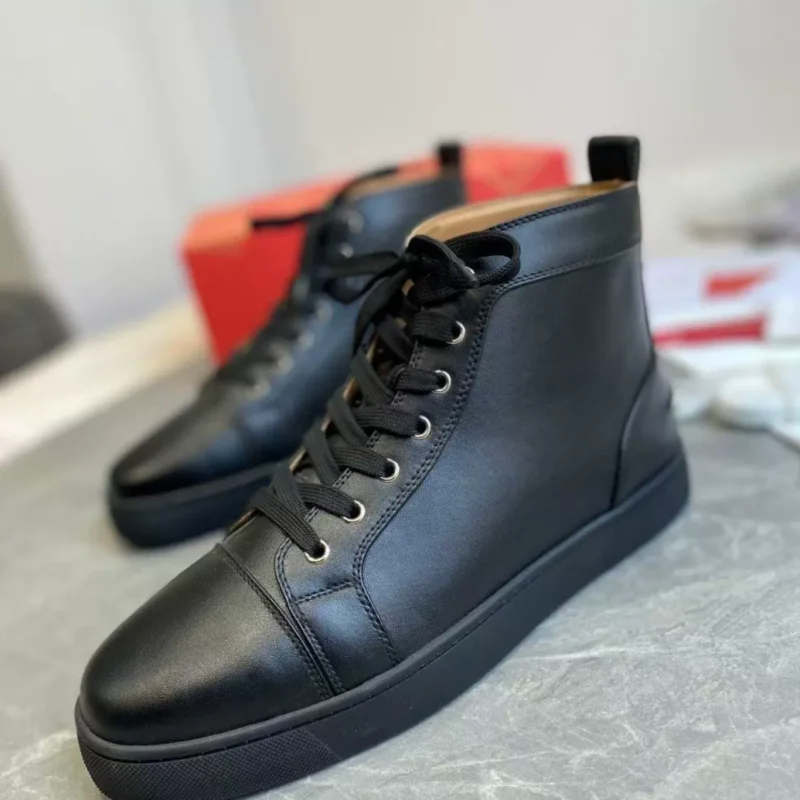 Stylish Men Spike Casual Shoes Rivet Sneakers Lace-up High Top Fashion Male Shoes Chaussure Homme for Man shoes Size 38-47