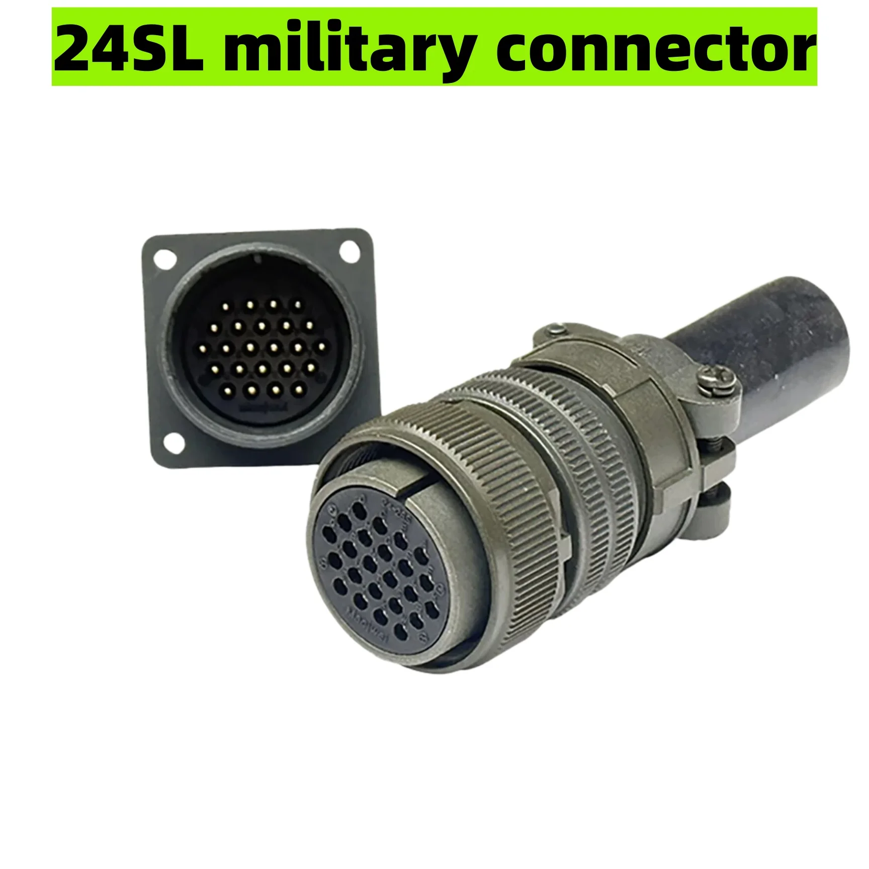 24SL military connector ML5015 series 13A current 3106A 3102A male and female sockets 24-28S/24-28P 24P Threaded type