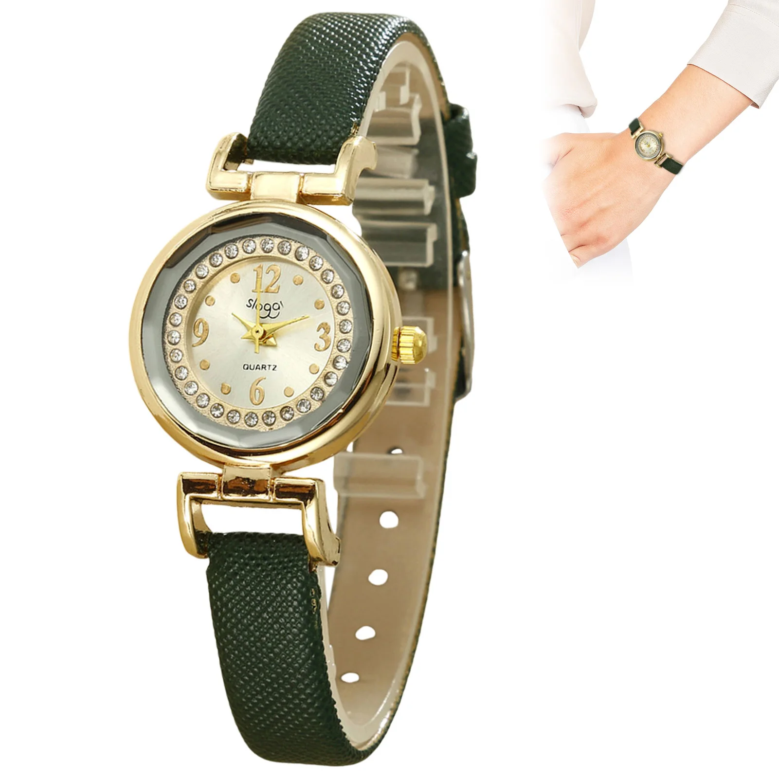 

Fashion Watch Set for Women Ladies Jewelry and Watch Set Gift Supplies for Indoor Activities or Daily Use