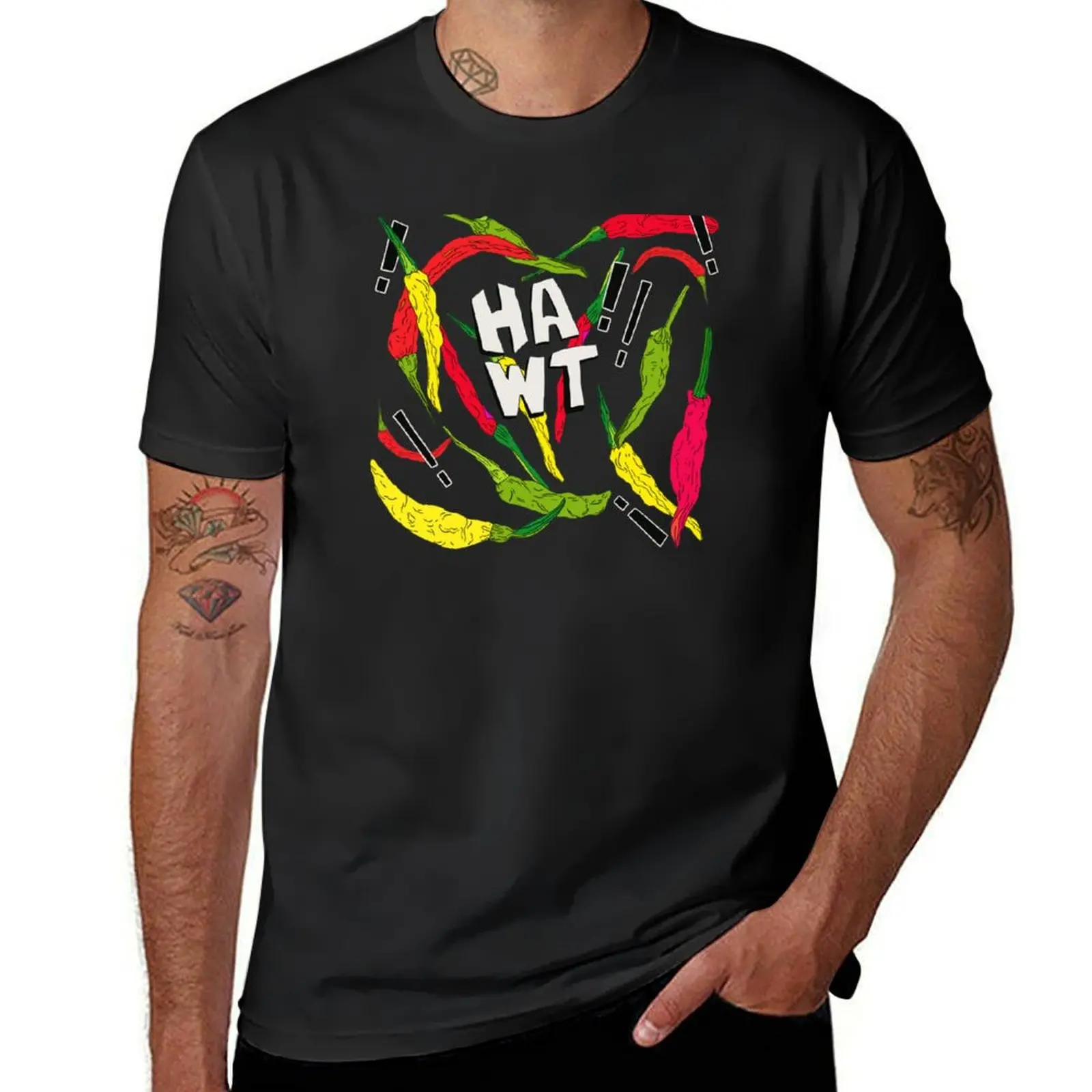 Hawt Chillies T-Shirt anime stuff blacks tee shirts for men