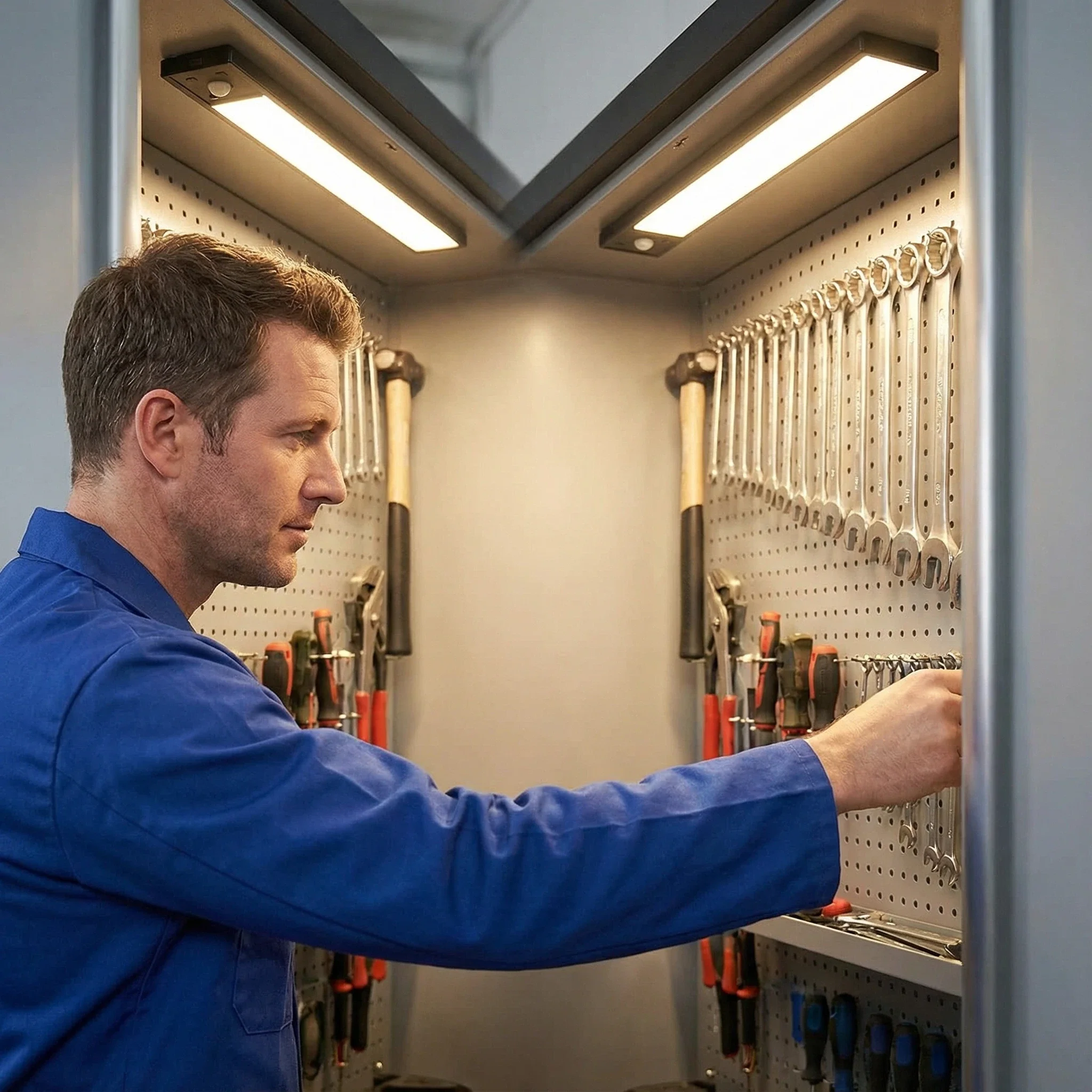 

20/30CM USB C Magnetic Rechargeable Sensor Cabinet Light Smart Motion Induction Wireless Wardrobe Kitchen Hallway Night Light