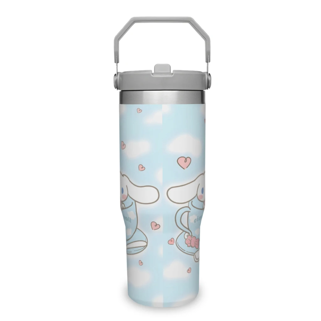 Portable Car Cup Sanrio Cinnamoroll Stainless Steel 304 Tumbler Water Bottle 30oz/900ml