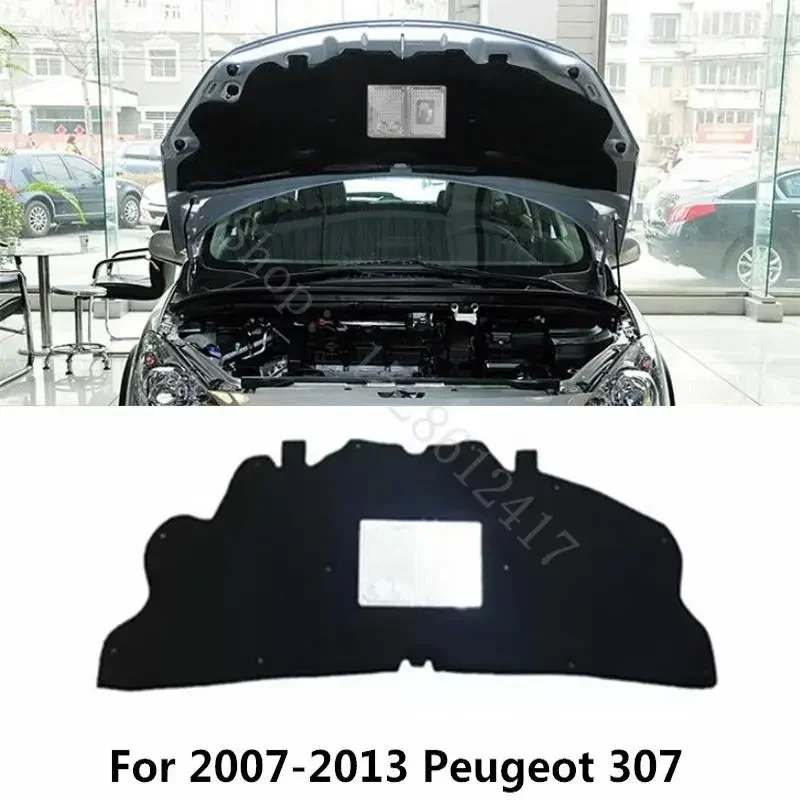 

1Set Fold Shipping For 2004-2013 Peugeot 307 Auto Car Engine Hood Sound Heat Insulation Cotton Soundproofing Cover