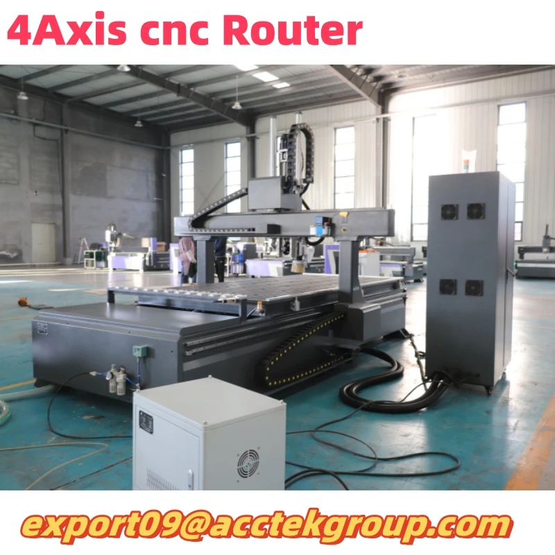 

High Power Single Head CNC Router Machine for Double Color Board ATC Furniture Making Machines for Wood Industry