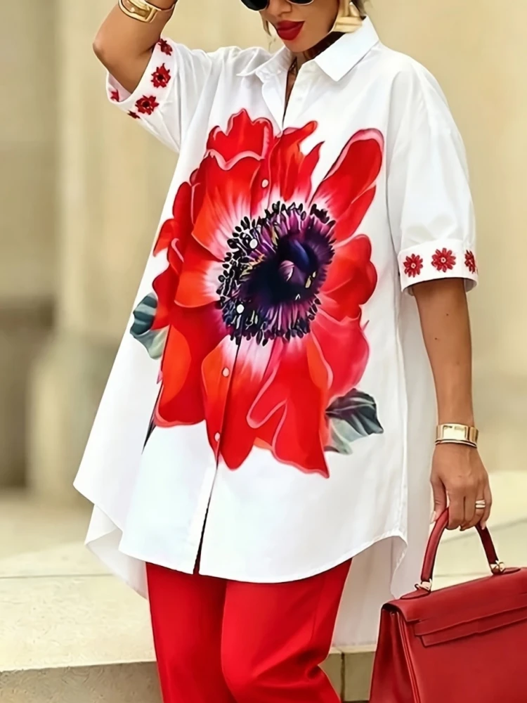 Vintage Women Floral Printed 2 - Romper Floral Print ulasan dan harga