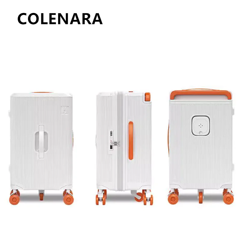 COLENARA Luggage New 20Inch ABS + PC Boarding Box 22
