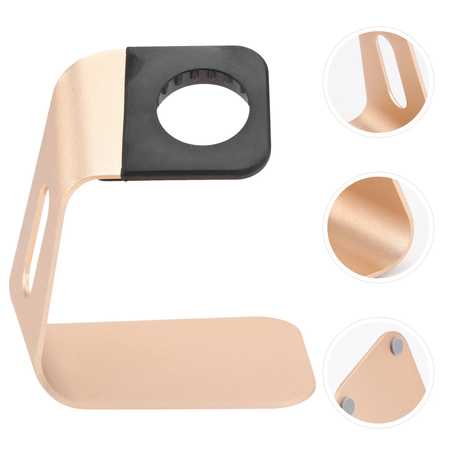

Watch Charging Stand Smartwatch Ladestation Halter Holder Support Frame Aluminum Build Rubber Corners Anti Slip