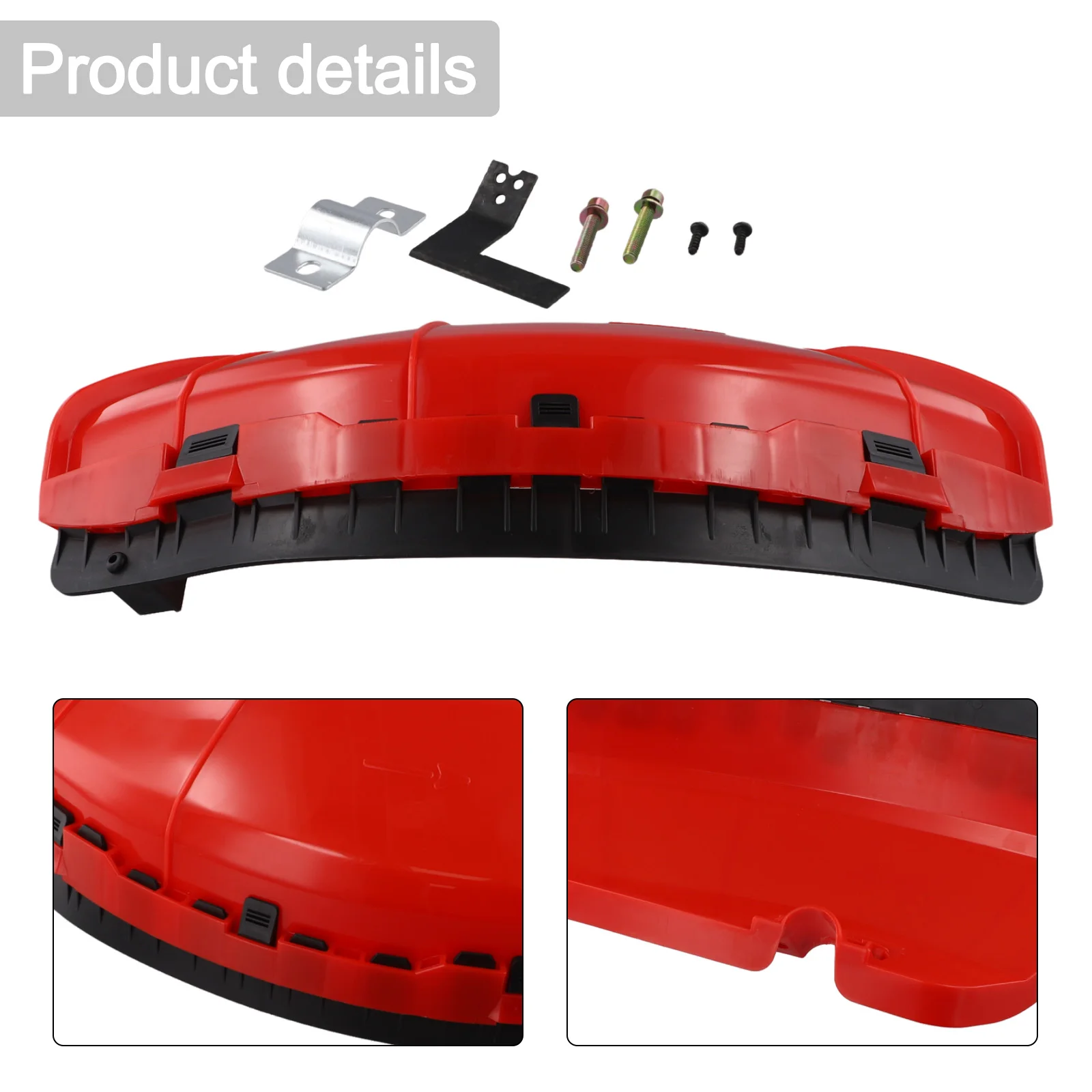 Brush Cutter Guard Block Plastic Weeder Machine Cover Guard Shield Cover With Metal Connector Garden Tools Replacement Parts