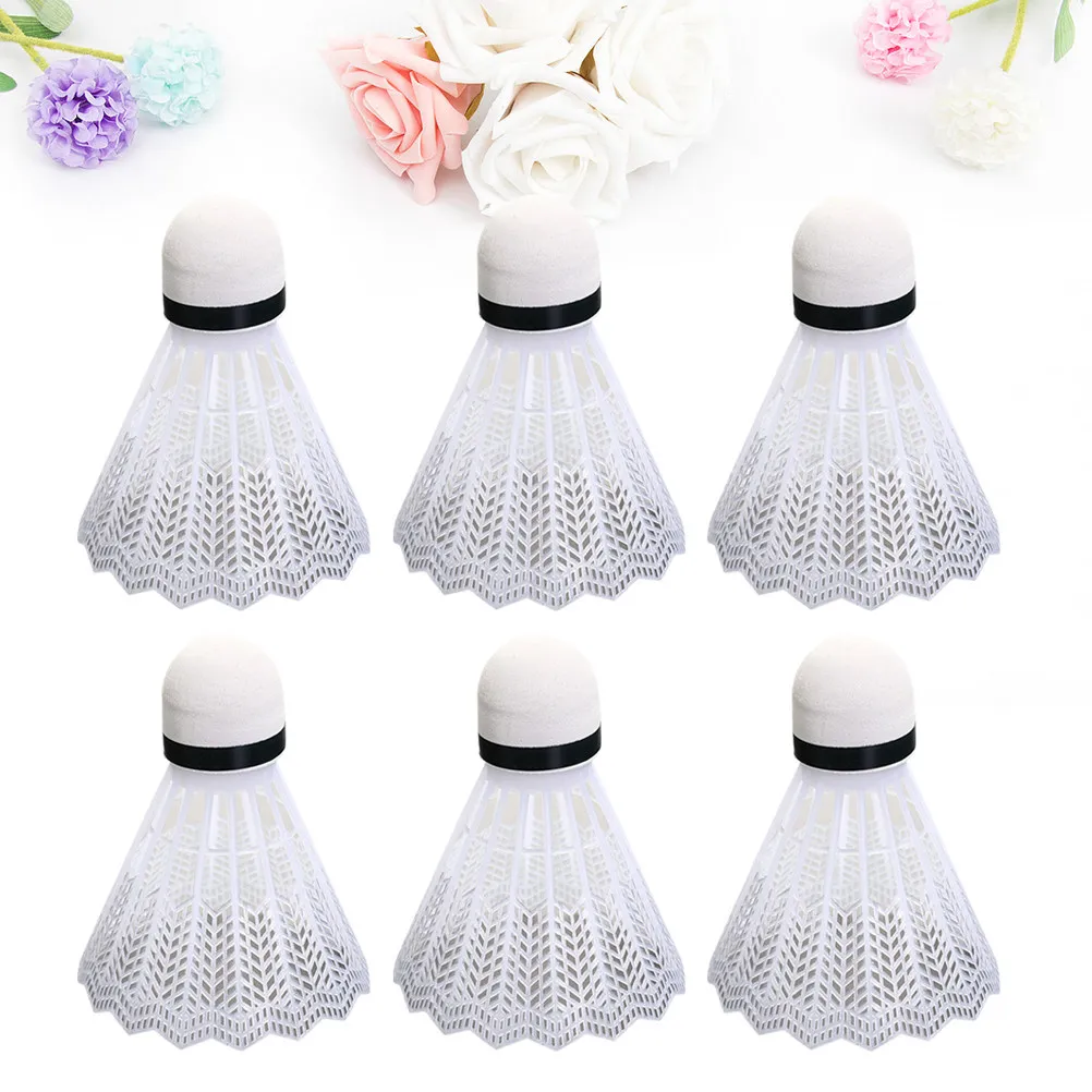 

24Pcs Colorful Plastic Badminton Foam Ball Shuttlecocks Fitness Training Outdoor Entertainment Set Badminton Plastic