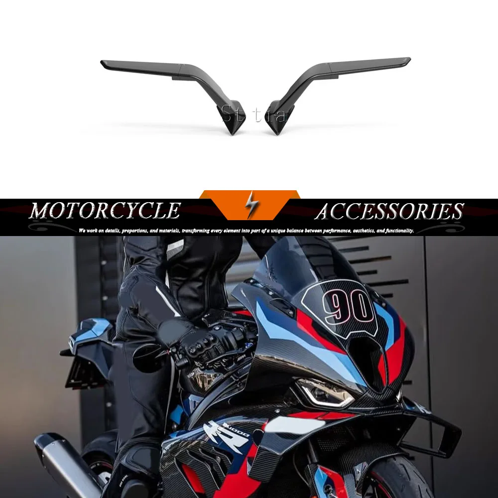 

2025 M1000RR New Rearview Mirror Motorcycle Wing Mirror For BMW M1000 RR M1000rr 2020 2021 2022 2023 2024 CNC Rearview Mirror