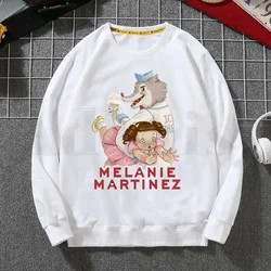 Melanie Martinez Kpop Summer Graphic Aesthetic Hoodies Sweatshirt Print Trend Mens Clothes Hip-Hop Male Crewneck Hoodies Men