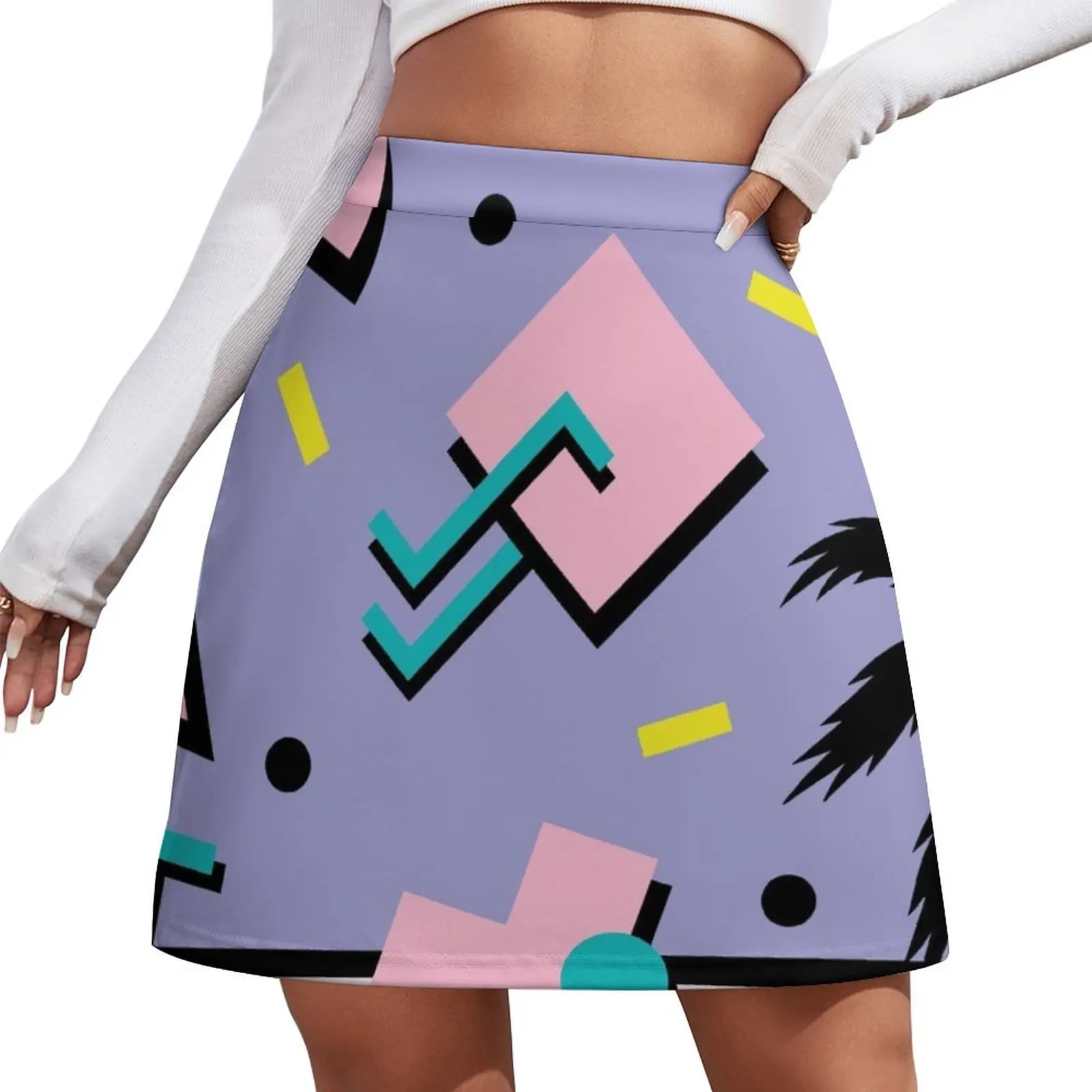 

Memphis Pattern 22 - Retro 90s / 80s Mini Skirt womens skirts dresses summer woman 2026 skorts for women School skirt